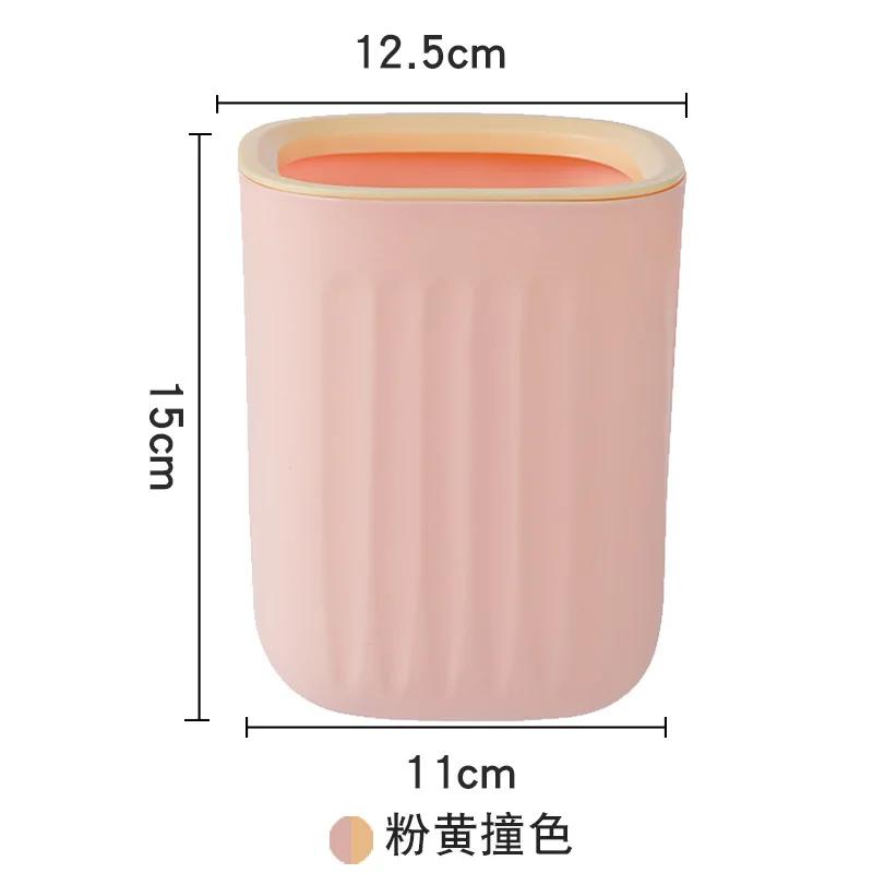 

1 Pcs Desktop Storage Box Mini Garbage Storage Basket Home Kitchen Bathroom Living Office Supplies Sundries Bucket Car Trash Can