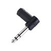Mono Jack 90 Degree 6.35mm to 3.5mm Adapter Male to Female 3.5mm TRS Connector Audio Adapter Plug