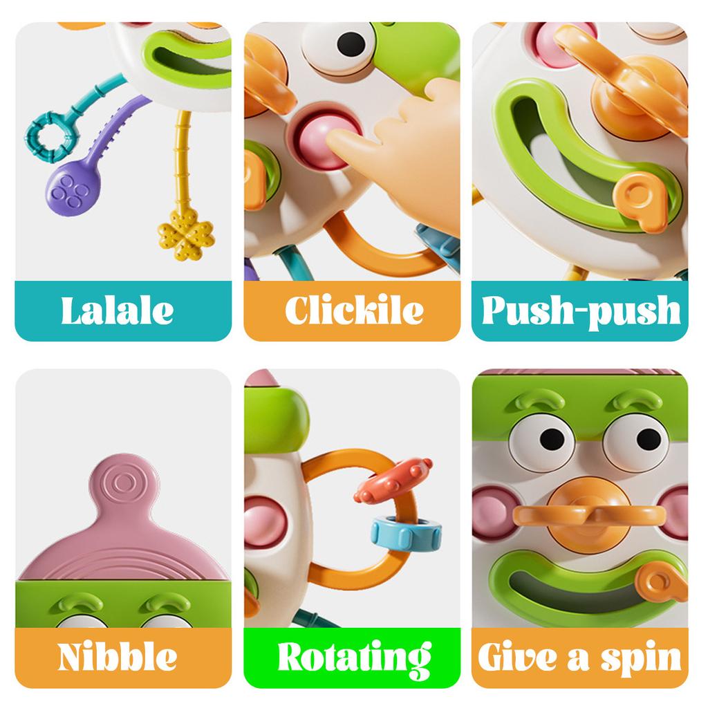 Handheld Ball Toy in a Bottle, a 6 In 1 Educational Toy for Kids, Perfect for Christmas And Thanksgiving Gifts, Available in Random Colors.