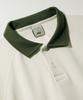 FP142 Double Cotton Two-Tone Collared Short Sleeve T-Shirt Ivory Sjst1412