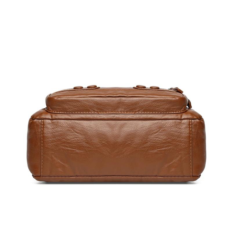 Tasche für mittlere und ältere Menschen, Damen-Schultertasche aus weichem Leder, große Kapazität, Umhängetasche, Muttertasche