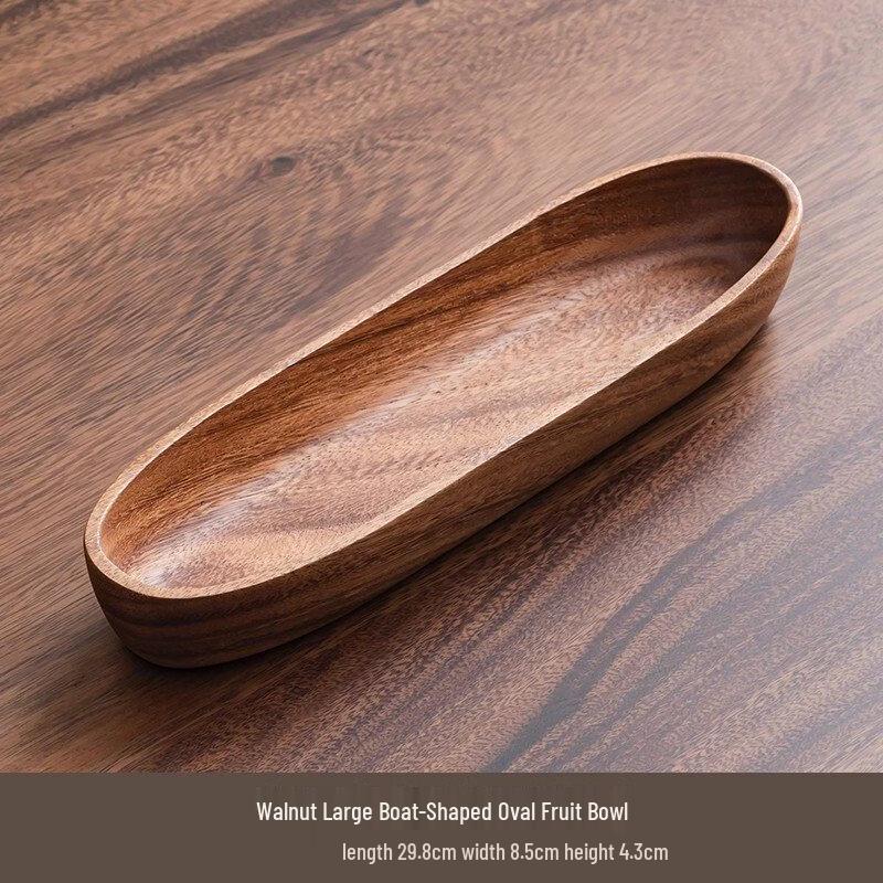 abay Walnut Wood Multi-purpose Serving Tray
