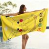 Süßes Pikachu Strandtuch Badetuch Weiches Saugfähiges Badetuch für Badezimmer Pool Yoga Strand