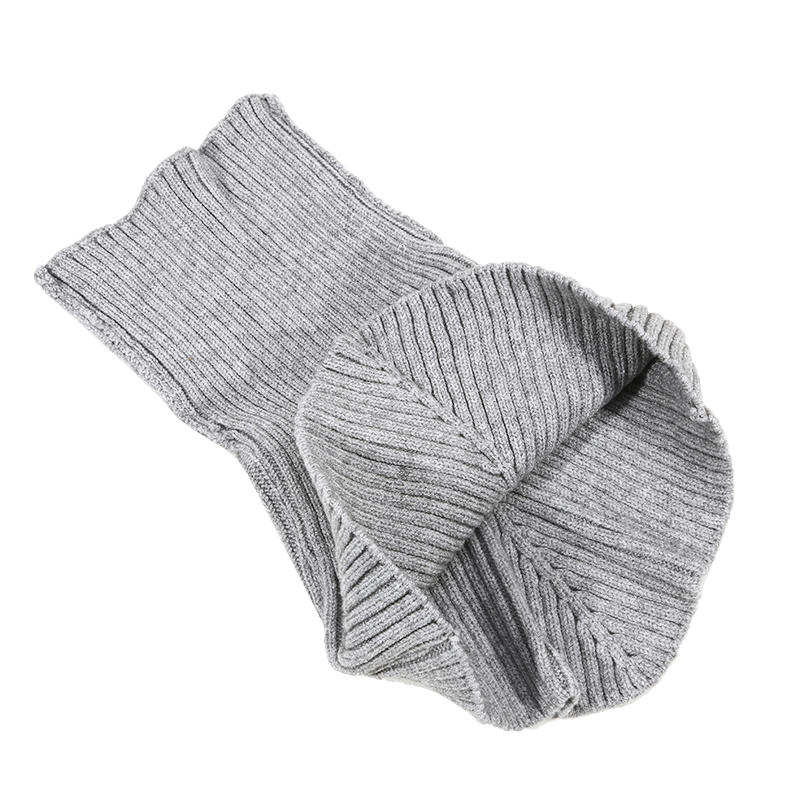 Dzianinowe Fałszywe Wysokie Kołnierze Szaliki dla Kobiet Odpinany Golf Miękki Ciepły Gaiter na Szyję Owijki na Ramiona