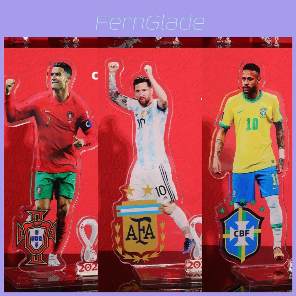 Mascotă Logo Vedetă Fotbal Jucărie Acrilică Handmade Perfectă Pentru Fanii Lui Neymar Messi Și Ronaldo