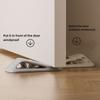 New Silicone Under Door Draft Stopper Wedge Anti-collision Door Stopper Home Office Non Perforated Buffer Door Rear Retainer