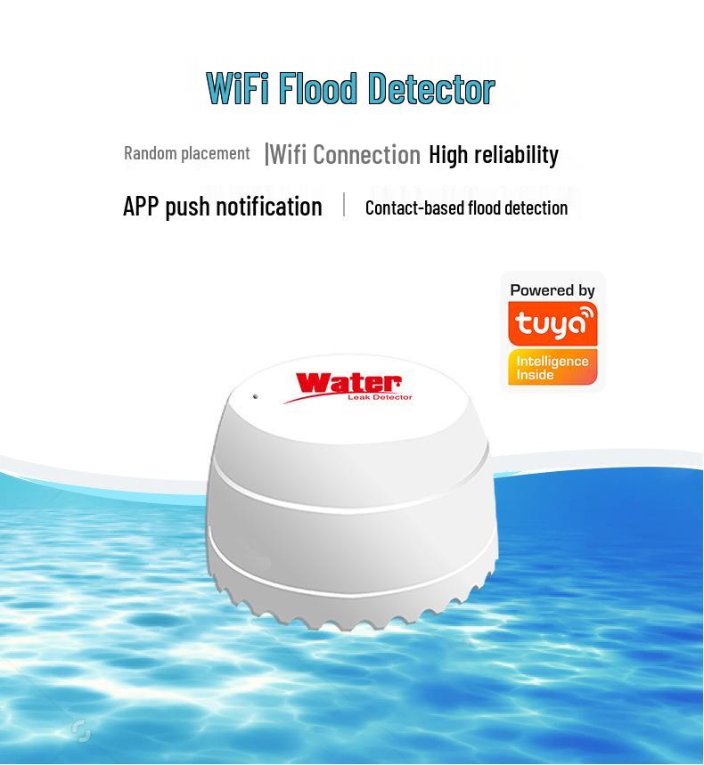 Tuya Smart WiFi Water Leak Sensor & Alarm