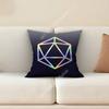 Casino Dice Chip Bet Wager Pillow Cover Sofa Couch Cushion Case Home Living Room Decoration