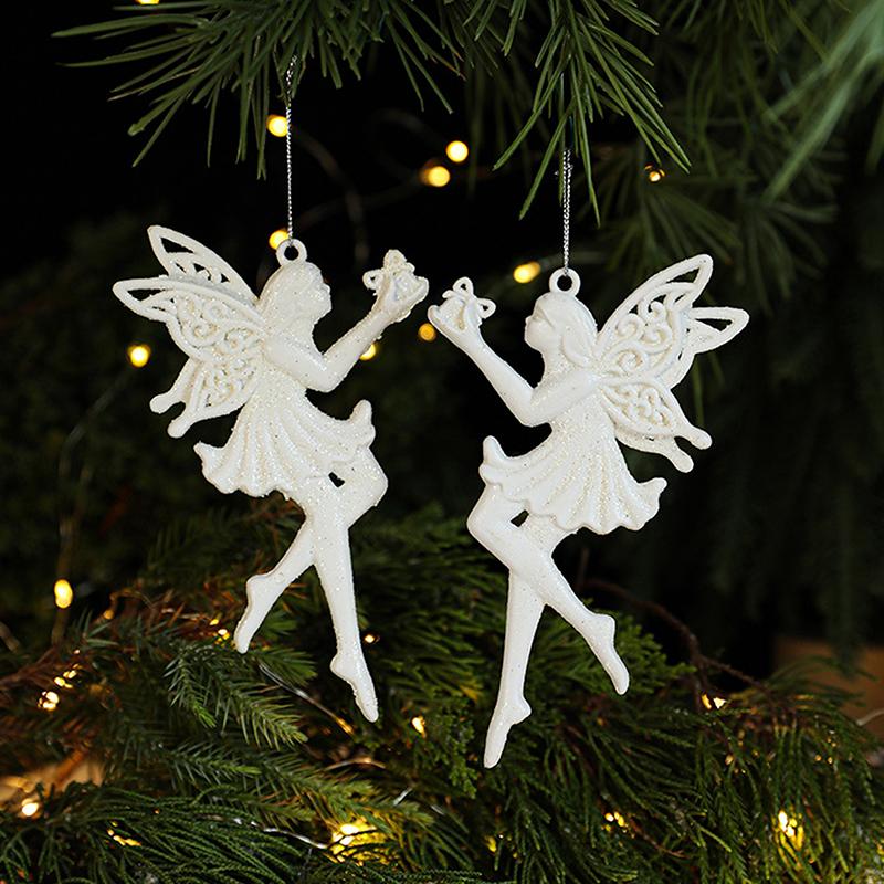 1-6 ks Vánoční kreativní řemesla Vánoční strom Domácí dekorace Bílý plast Více stylů Vánoční ozdoby