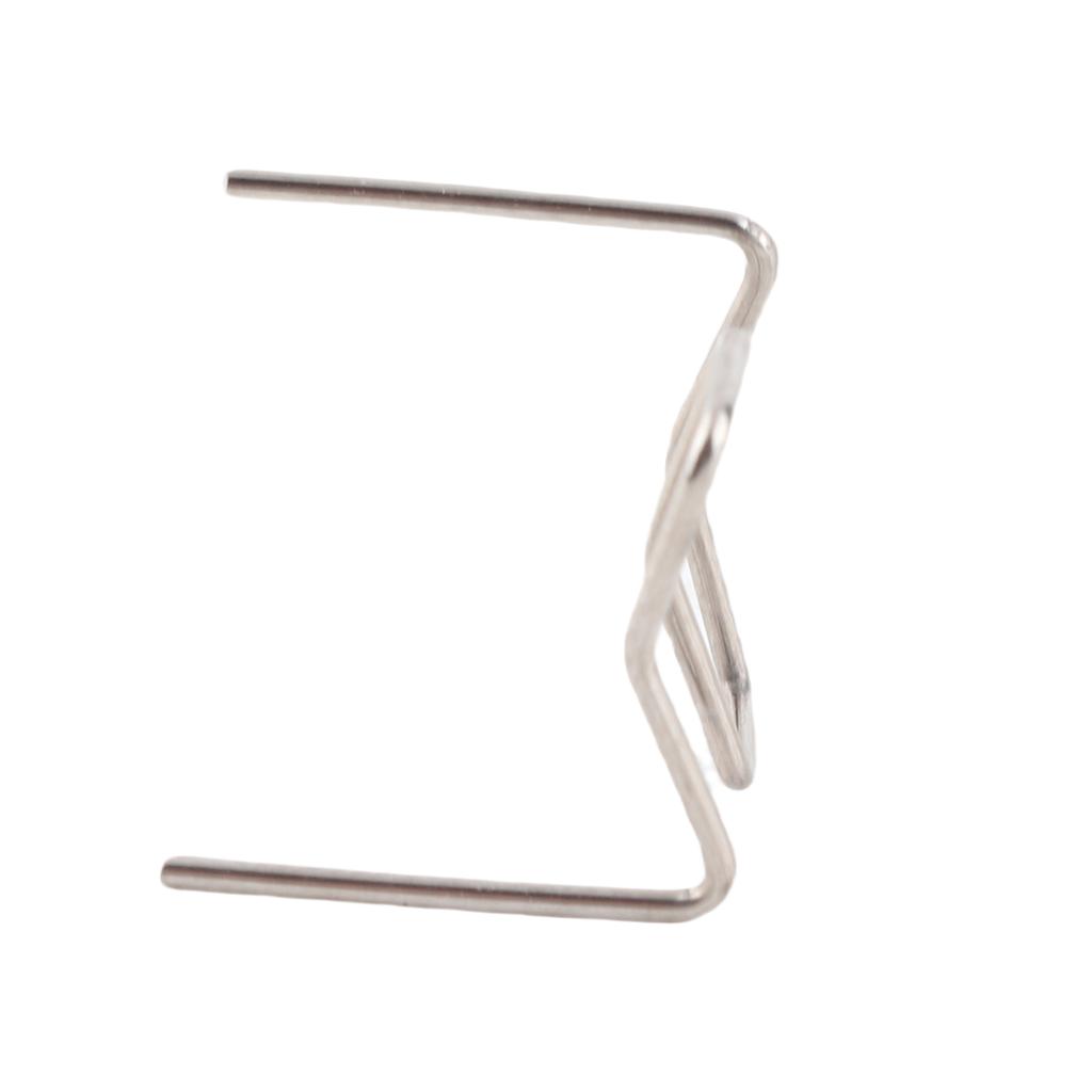 Universal 100 Pcs Set Precut 0.6mm 0.8mm Hot Flat Staples For Plastic Stapler Repair Welder Repair Tool