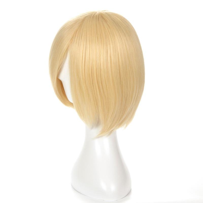 Anime Yuri!!! On Ice Yuri Plisetsky Yurio Short Blonde Heat Resistant Cosplay Costume Wig