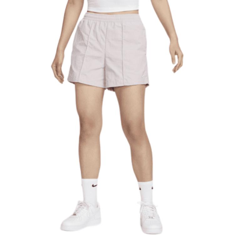 Nike Sportswear Everything Woven Mid-Rise Casual Shorts Women Bottoms Light-Pink FV6623-019