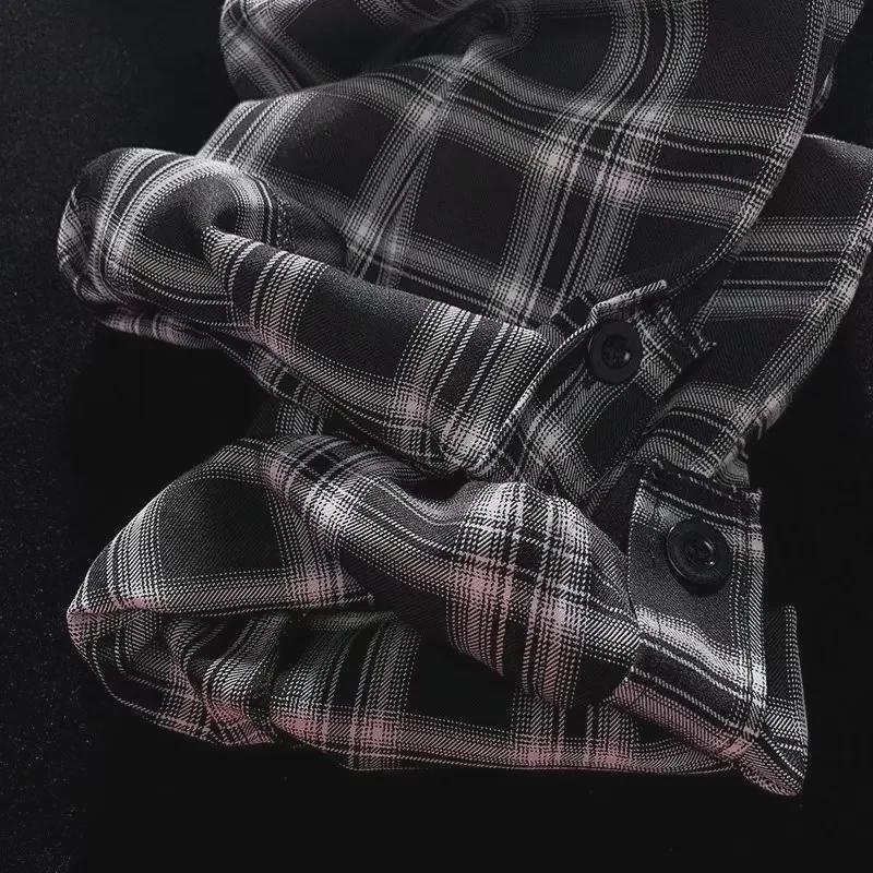 Men's 2022 Spring Loose Plaid Sweatpants – Street Vibe, All-Match, Straight-Fit.