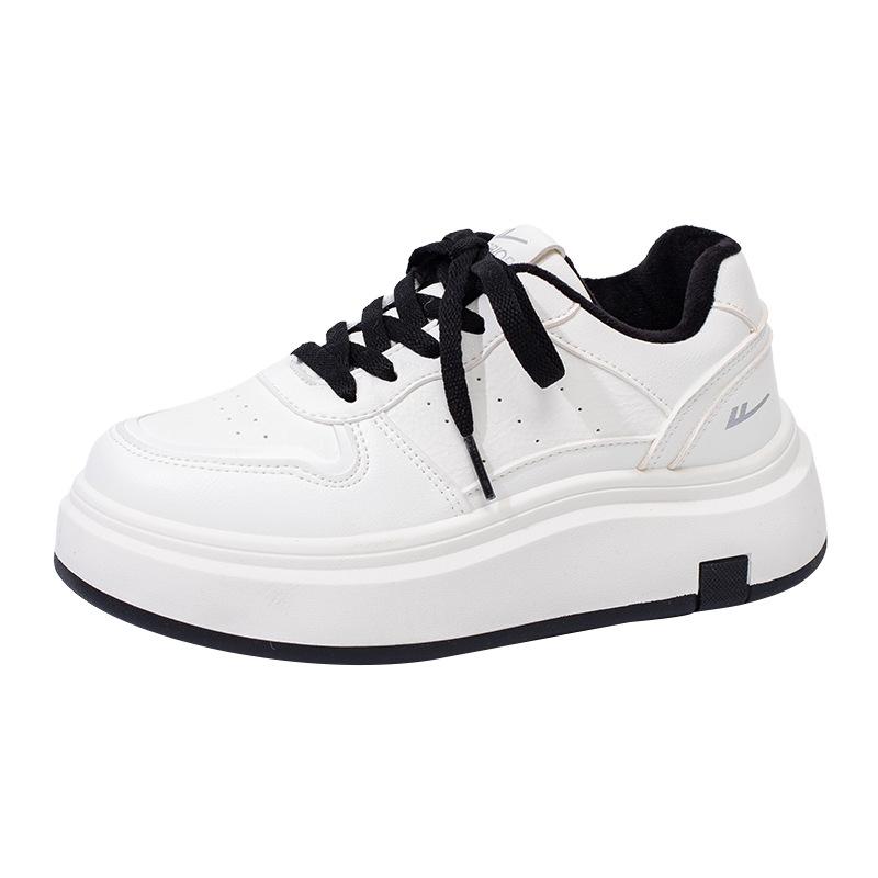 

Відтягніть 2026 весна-осінь платформа білі туфлі персиковий порошок туфлі з великим носом теплі для поїздок на роботу студенти однотонні туфлі жіночі 40