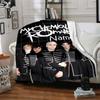 Custom Name My Chemical Romance Theme Printed Blanket - Perfect for Couch, Bed, Travel & Outdoor Use | Machine Washable, Cozy & Durable.