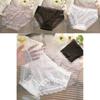Elegant Transparent Lace Panties For Women Summer Lightweight Cotton Lined Mid Rise Triangular Design