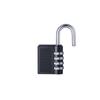 4 Digit Zinc Alloy Combination Lock Padlock Luggage Anti-theft Weatherproof Security Outdoor Gym Safely Code Door Lock Black