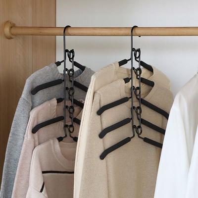 Clothes Hanger 5 In 1 Coat Hanger Support Hangers Pants Racks Hanger for For Clothes Closet Wardrobe Organizer