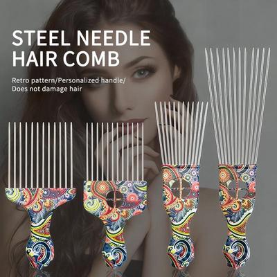 Stahl-Nadelgabel Haarkämm-Set