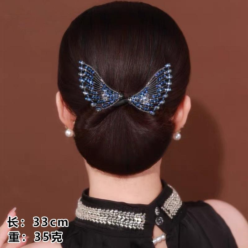 Ins Style Elegant Lazy Hair Curler Fshion Flower Fashion Flower Roller Hair Curler Lazy Hairpin Butterfly Hair Clips For Girls