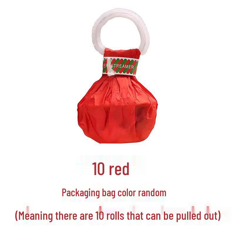 Handheld Ribbon Confetti Poppers - Colorful Wedding & Party Streamers