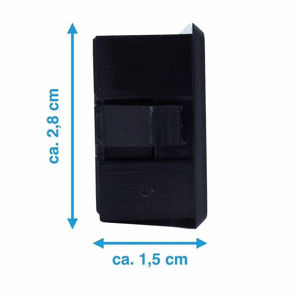 Mini Thermometer Temperaturanzeige Digital mit Fühler 1m - 5m schwarzes Kabel