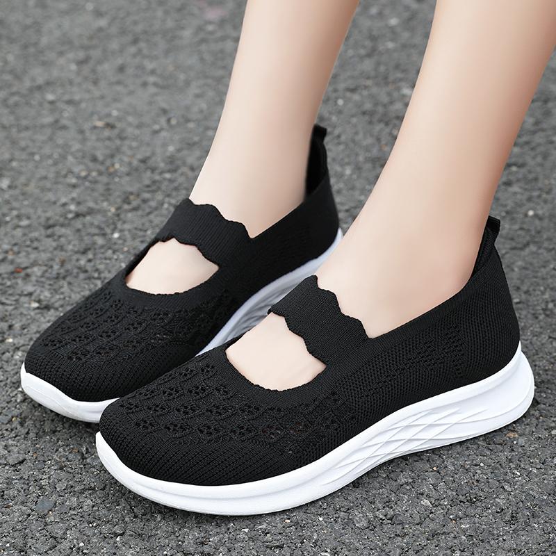 

Women s Casual Shoes Breathable Women s Shoes Knitted Women s Casual Shoes Casual Running Outdoor Clearance Free shipping 41 фіолетовий