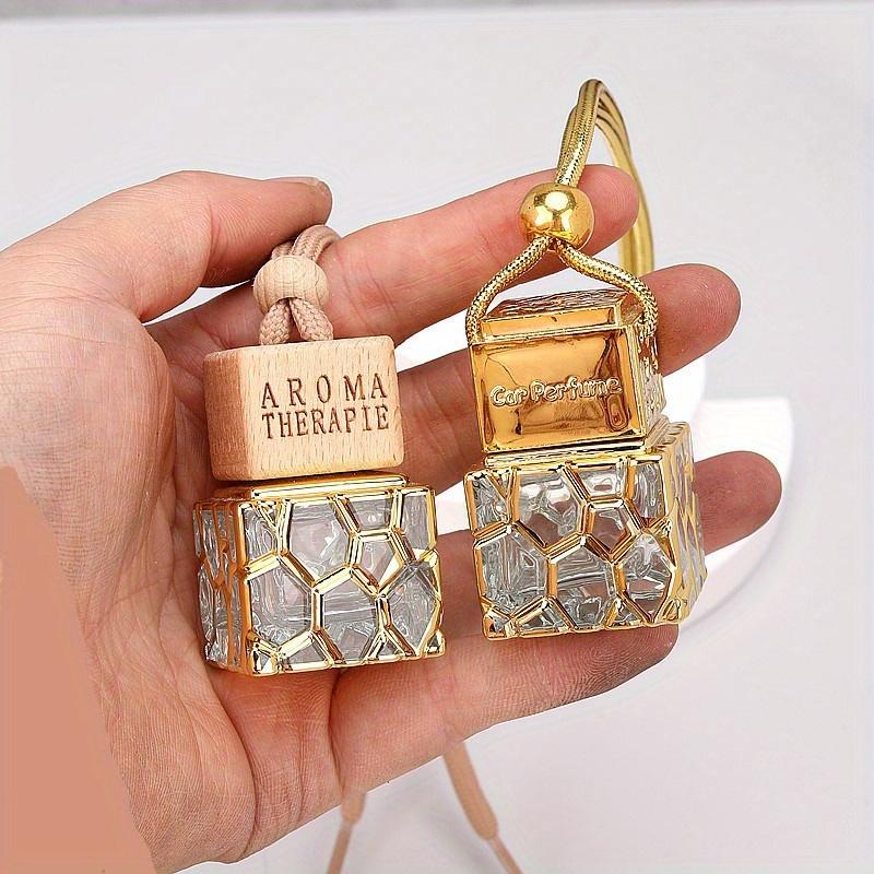Sticluță Parfum Auto 10ml pentru Uleiuri Esențiale Odorizant de Aer Ornament Auto Stilizare Auto Pandantiv Parfum Accesorii Auto?(Fără parfum)