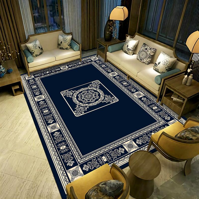 Persian Living Room Carpet  Bedroom Bedside Carpet Retro Ethnic Style Carpet Hotel Home Stay Carpet