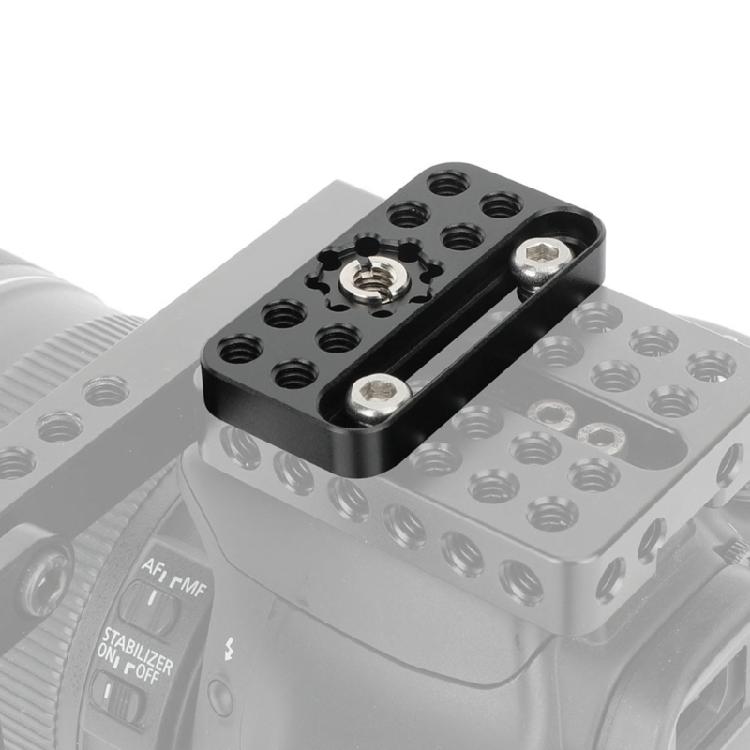 Multifunctional Camera Mounting Panel For Studio Equipment Featuring 3/8" Compatible Holes Portable Aluminum Alloy Build