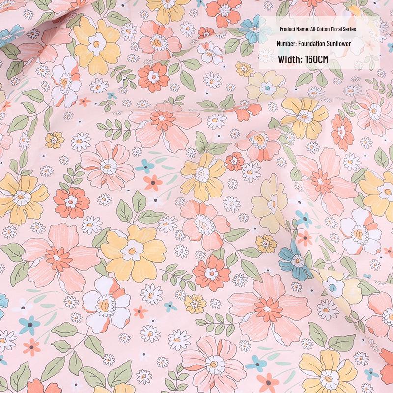 Strictly Selected Floral Print Cotton Twill Fabric for Baby Dress & Kids' Bedding
