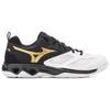 Mizuno Dynablite Non-Slip Durable Low-Top Training Shoes Unisex Sneakers White Black Gold V1GA212252