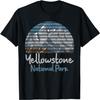 Yellowstone National Park Tshirt Vintage Retro Design T-Shirt