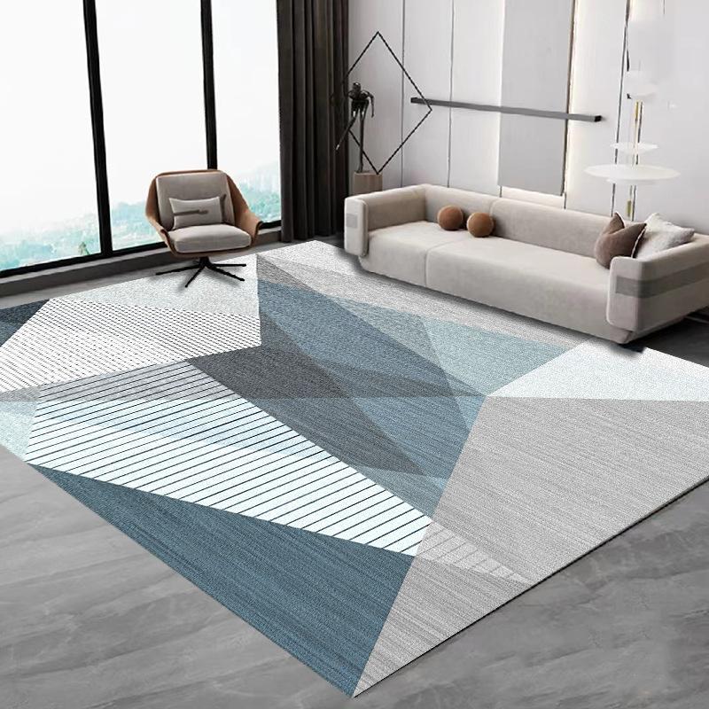 Nordic Simple Carpet Living Room Coffee Table Flannel Large Carpet Anti-Slip Bedroom Bedside Floor Mat Home Decoration