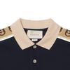 Gucci Polo Shirt Men's Dark Blue 598949-XJB0Q-4685