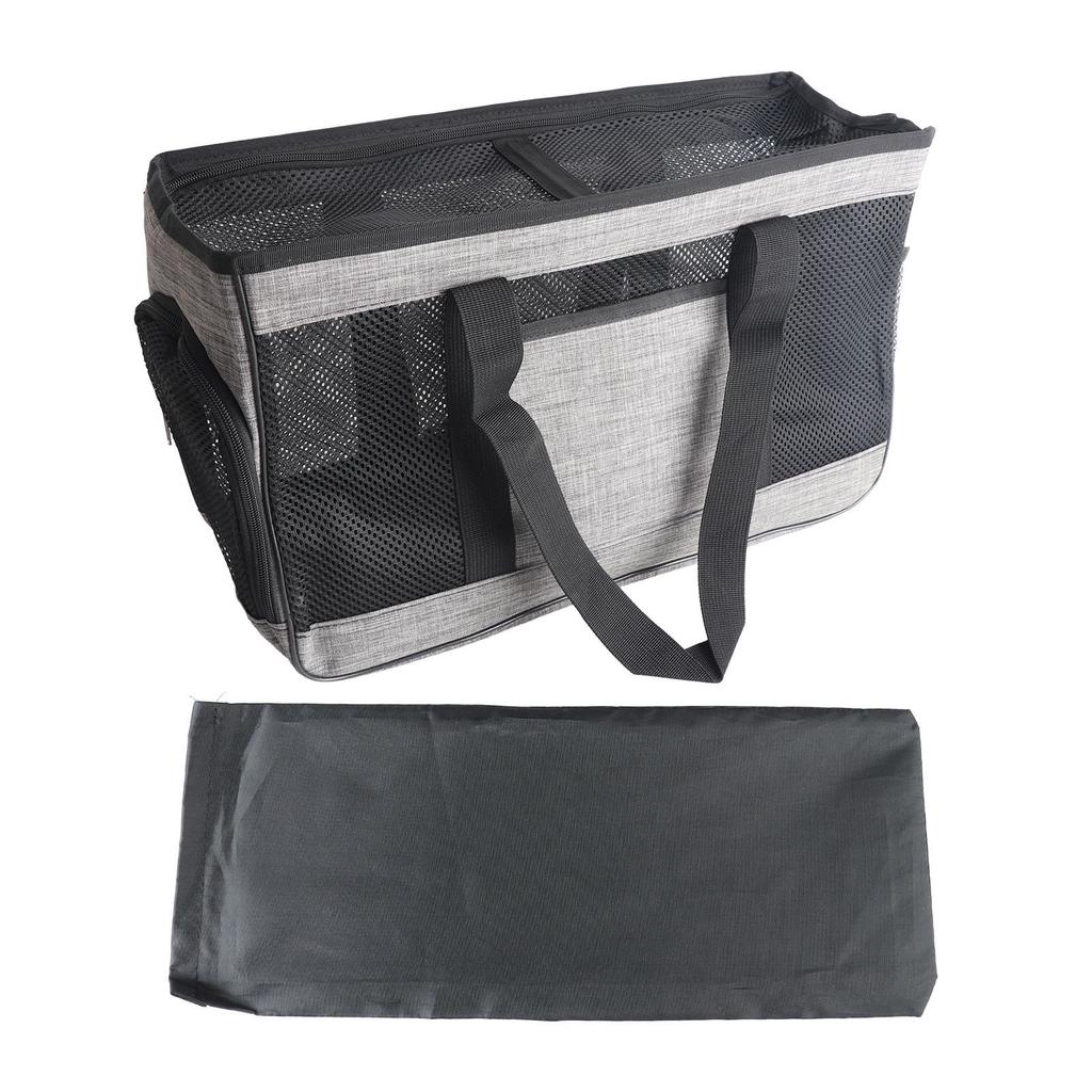 Cat Carrier Bag Breathable Large Space Pet Cat Travel Carrier with Handle and Zipper for Outdoor