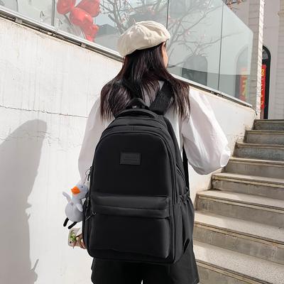 Wiosna Nowy Japoński Styl Prosty Damski Styl Harajuku Styl Akademicki Modny Jednolity Kolor Ins Wersja Koreańska Plecak Studencki