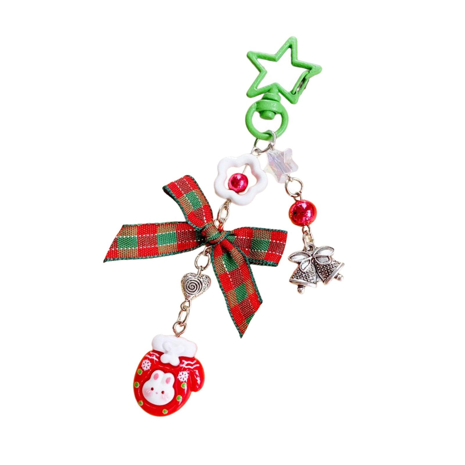 

Рождественские тематические акриловые телефонные подвески универсальные рождественские подвески для телефона-брелка для камеры подвесное украшение A