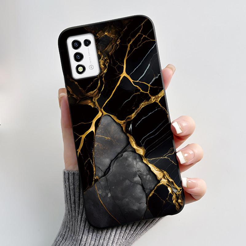 For ZTE Libero 5G III, A202ZT Soft Silicone Black Case For ZTE Libero 5G II, A103ZT Popular Pattern Panda Shockproof Shell