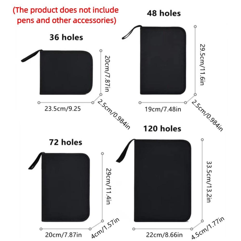 Professional Colored Pencils Storage Bag Large Capacity Painting Pencil Bag  Office Supplies