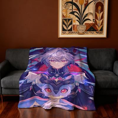 Genshin Impact Durin Decke Super Warm Bequem Plüsch Überwurfdecke Kind Zuhause Sofa Schlafzimmer Geschenk