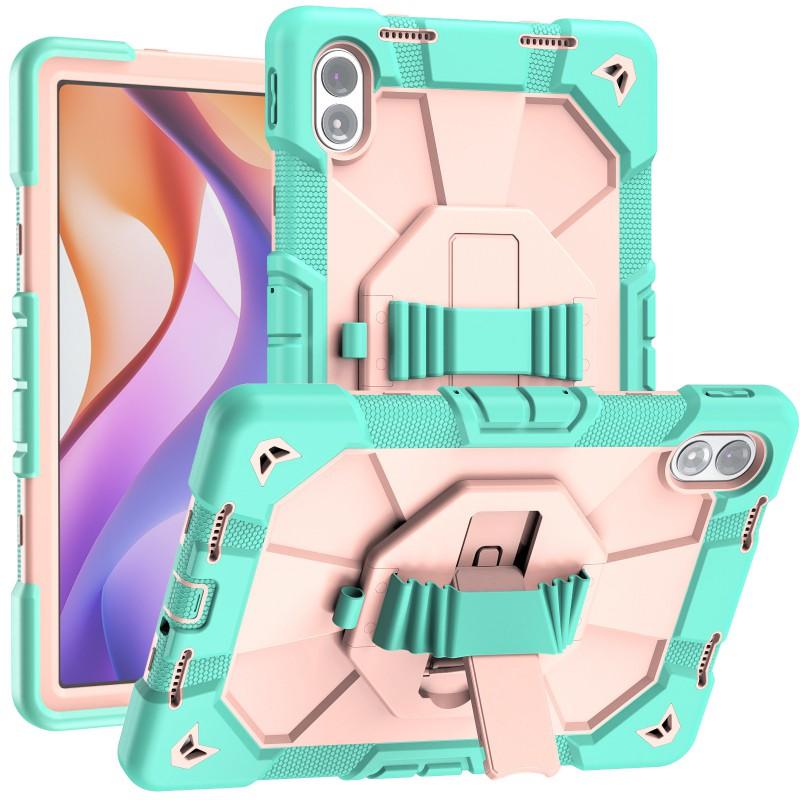 Redmi Pad Pro 12.1 Inch Protective Case With 360 Rotating Stand Shockproof Silicone PC Hybrid Cover Handheld Use