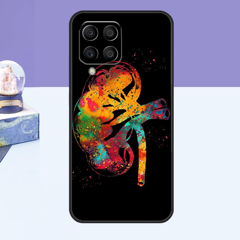 Human Heart Brain Lungs Case For Samsung Galaxy M52 M32 M12 M21 M15 M55 M56 M36 M16 M06 M13 M33 M53 M14 M34 M54 M31