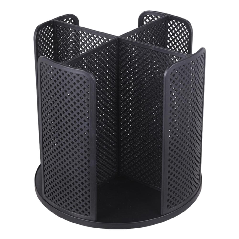 360° Rotatable Storage Rack Cup Dispenser 4 Compartment Cups and Lids Holder Detachable Desktop Multifunctional Dispenser