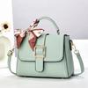 Pu Small Bucket Bag With Colorblock Design And Zipper Closure For Daily Use
