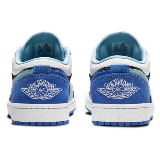 Jordan 1 Low Black/Blue/Light Blue/White - DH0206-400