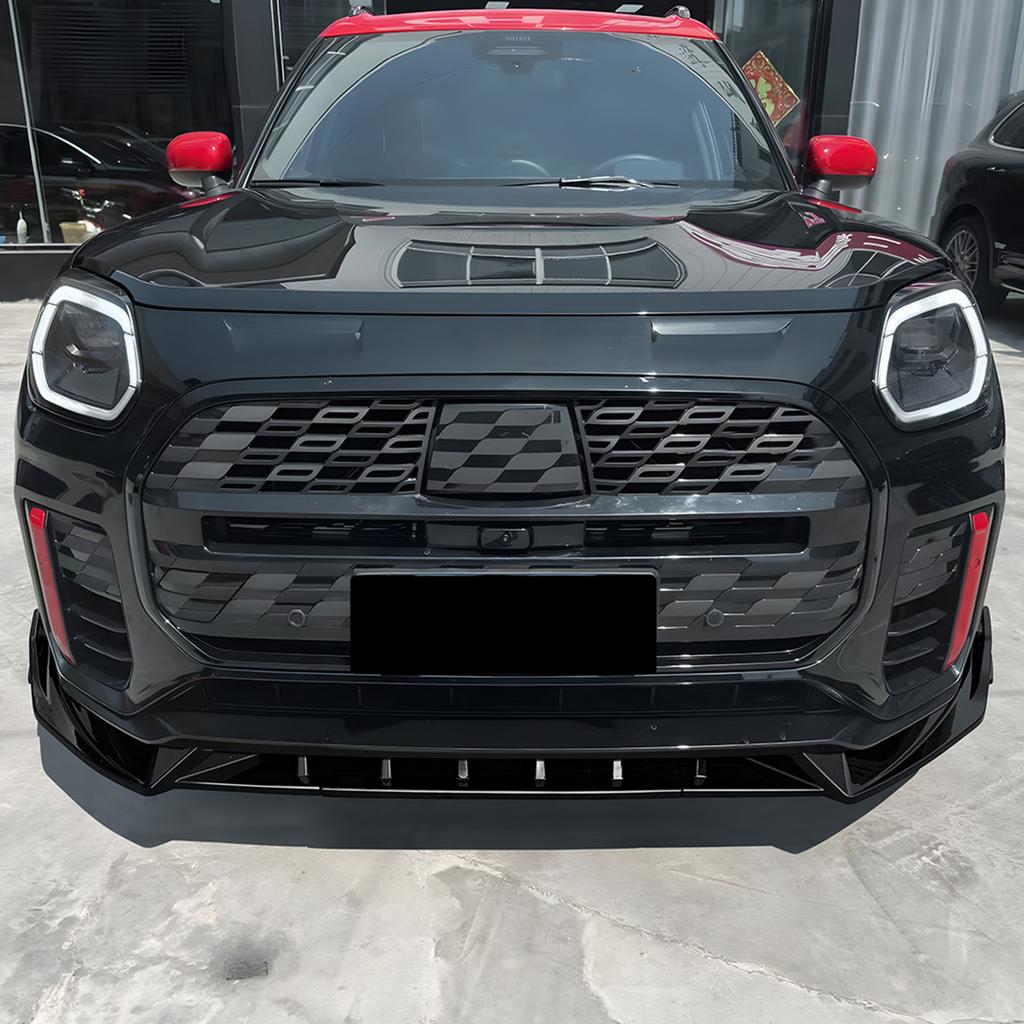Per Mini Countryman JCW U25 2024 Spoiler Lip Bumper Anteriore Splitter Inferiore