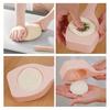 1/2PCS Home Kitchen Handmade Pastry Bun Making Mould Chinese Baozi Molds Handheld Baking And Pastry Steamed Stuffed Steamed Bread Mold