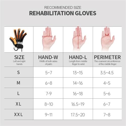 ASHLGQB Hand Rehabilitation Robot Gloves, Stroke Recovery Device, Adjustable Strength, Rechargeable Right and Left Hand Finger Rehabilitation Trainer