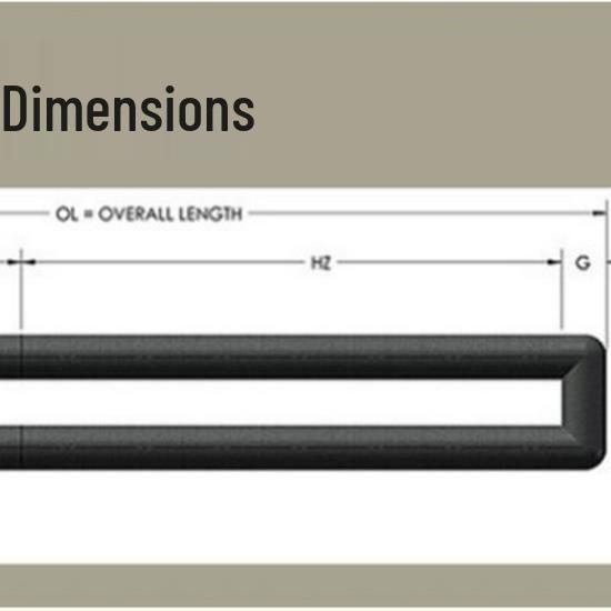 U-formade kiselkarbidvärmestavar med lika diameter och kiselkarbidrör med specialform